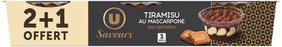 Tiramisu aux spéculoos 2x100g + 1 offert