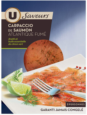 Carpaccio de saumon à l'aneth et au citron vert, 100g