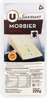 Morbier au lait cru 29%MG, 220g
