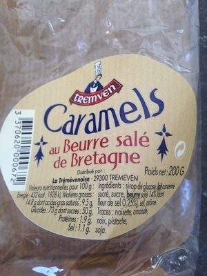 Caramel au beurre sale de Bretagne Tremven