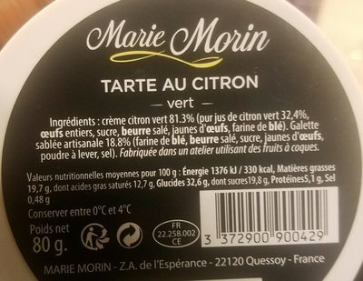 Tarte Au Citron Vert