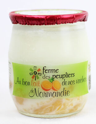 Yaourt sucré aux mandarines