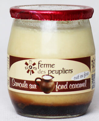 Semoule de riz sur fond de caramel
