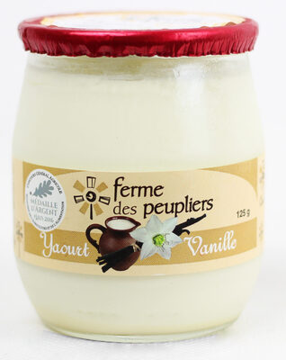 La ferme des peupliers Yaourt Vanille