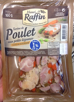 Terrine de poulet aux petits légumes