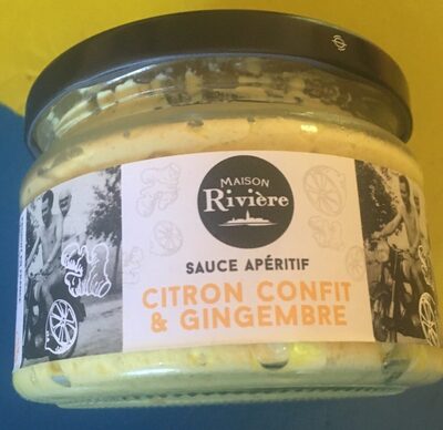 Sauce Apéritif Citron confit & gingembre