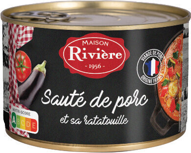 Sauté de porc et sa ratatouille