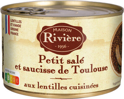 Le Petit salé aux lentilles cuisinées
