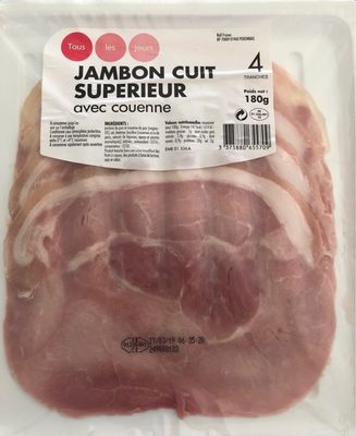 Jambon cuit superieur