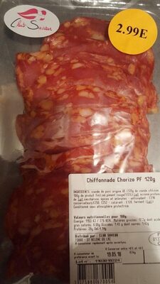 Chiffonnade Chorizo