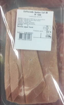 Chiffonade de jambon