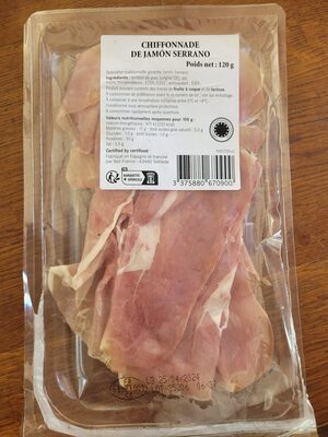 Chiffonade jamón