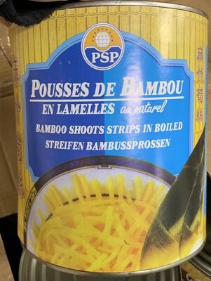 Pousses de bambou en lamelles au naturel