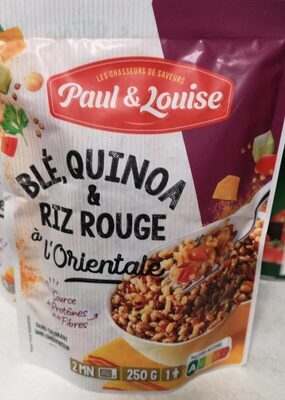 Blé quinoa riz rouge