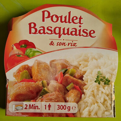 Poulet basquaise & son riz