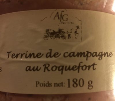 Terrine de campagne au roquefort
