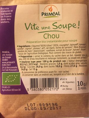 Soupe aux Choux