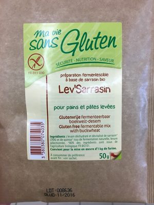 Lev'sarrasin - 50 G - Ma Vie Sans Gluten