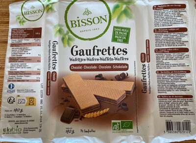 Gaufrettes chocolat