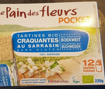 Tartines Bio Craquantes au Sarrasin Sans Gluten