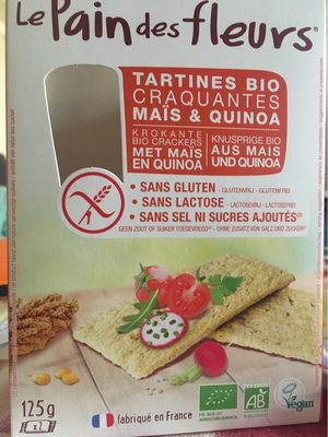Tartines Craquantes bio au maïs et quinoa
