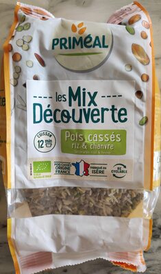 Mix pois cassé riz chanvre