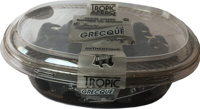 Olives noires entières à la grecque