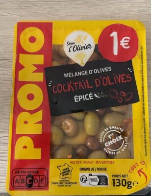 Cocktail d’olives épicé
