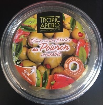 Olives Vertes Farcies Au Poivron Véritables