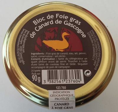 Bloc de Foie gras de Canard de Gascogne