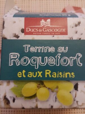 Terrine roquefort et raisin