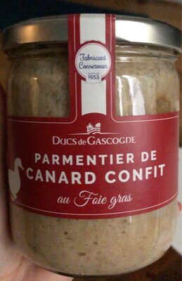 Parmentier de canard confit