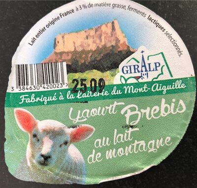 Yaourt brebis