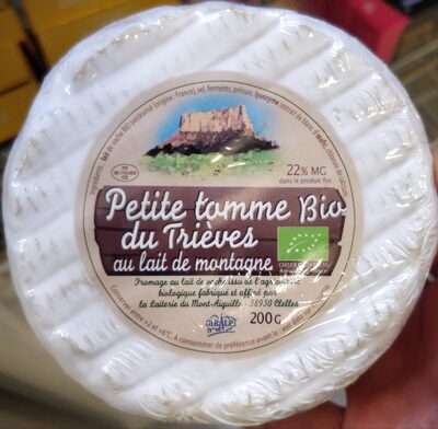 Petite tomme bio du Trièves