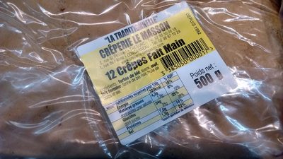 "La Traditionnelle" 12 Crêpes Fait Main