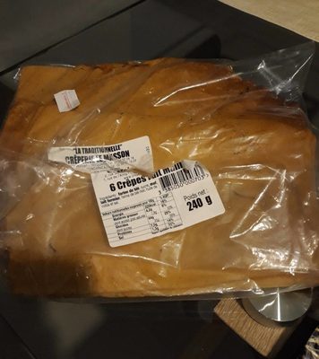 Crêperie La Masson 6 Crêpe Fait Maison Poids Net : 240g