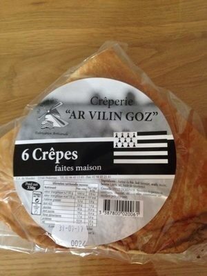Crêpes  ar vilin goz