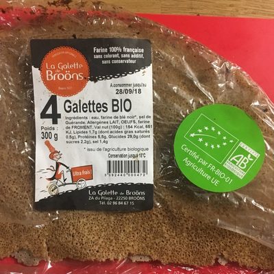 4 galettes bio