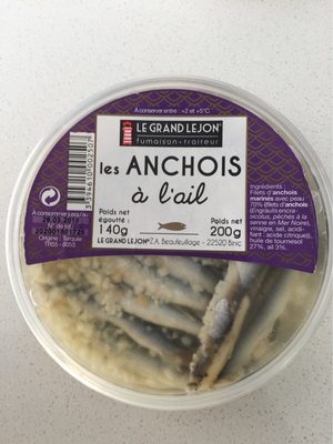 Les anchois à l'ail