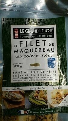 Le filet de maquereau au poivre noir