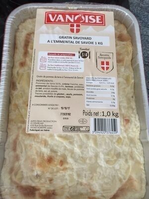 Gratin Savoyard à l'emmental de Savoie