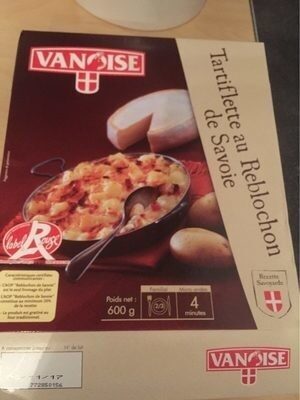 Tartiflette au reblochon de savoie