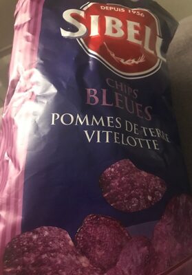 Chips bleues pommes de terre Vitelotte