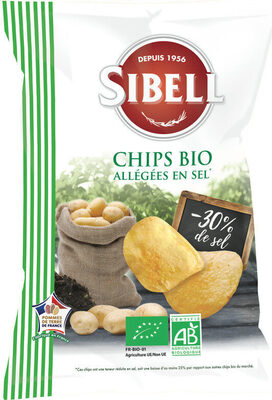 CHIPS BIO LISSE ALLEGEE EN SEL