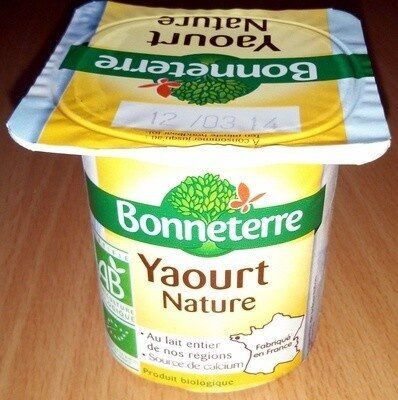 Yaourt nature au lait entier