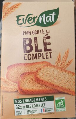 Pain Grillé Blé Complet