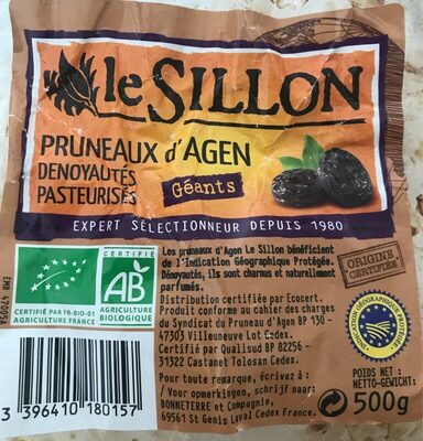 Pruneaux Dénoyautées