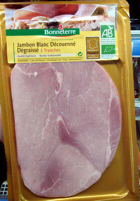 Jambon blanc découenné dégraissé 3 tranches