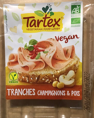 Tranches champlgnons & pois