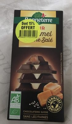 Choco Noir Fourre Caramel 100G